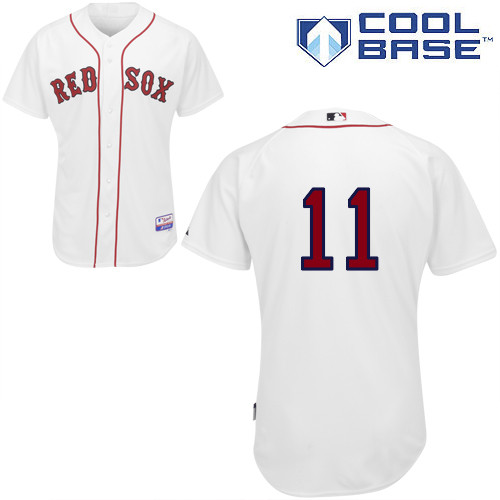 Clay Buchholz #11 MLB Jersey-Boston Red Sox Men's Authentic Home White Cool Base Baseball Jersey